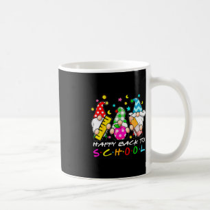 Caneca De Café Gnomos Bonitos Felizes De Volta Para Professores A