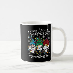 Caneca De Café Gnomos Bonitos Tudo Está Bem No Almoço De Natal