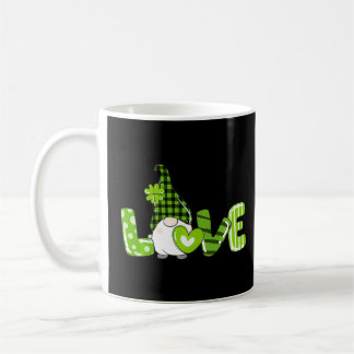 Caneca De Café Gnomos Cute Segurando Ruas-Xadrez-Leopardo-Shamroc