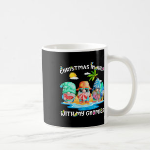 Caneca De Café Gnomos de Férias de Verão Engraçados - Gnomos Para