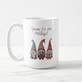 Caneca De Café Gnomos de Natal Adoráveis com Feliz Natal