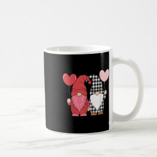 Caneca De Café Gnomos dias de os namorados Corações Vermelhos Cut