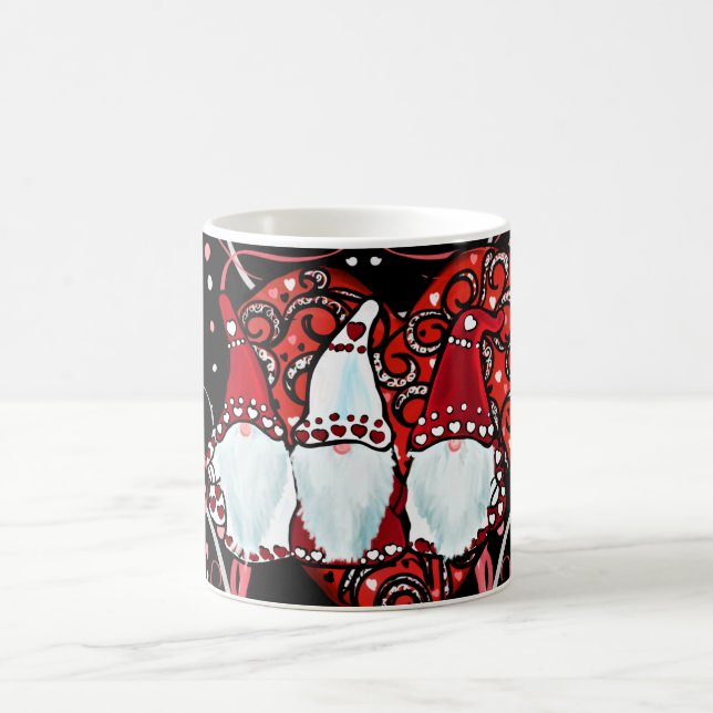 CANECA DE CAFÉ GNOMOS DO DIA DOS NAMORADOS   (Centro)