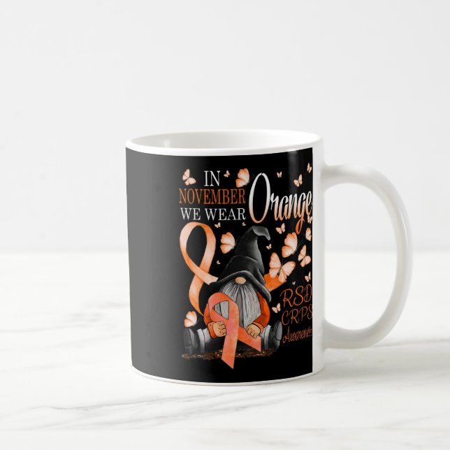Caneca De Café Gnomos Em Novembro Vestimos A Sensibilização Do La (Direita)