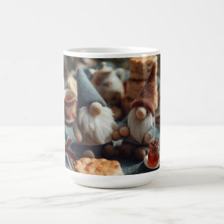Caneca De Café Gnomos Patrióticos Aproveitando o Tea da Tarde Bri