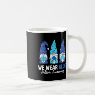 Caneca De Café Gnomos Vestimos a aceitação da consciência do auti
