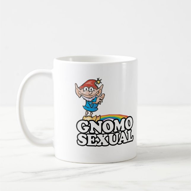 Caneca De Café Gnomossexual (Esquerda)