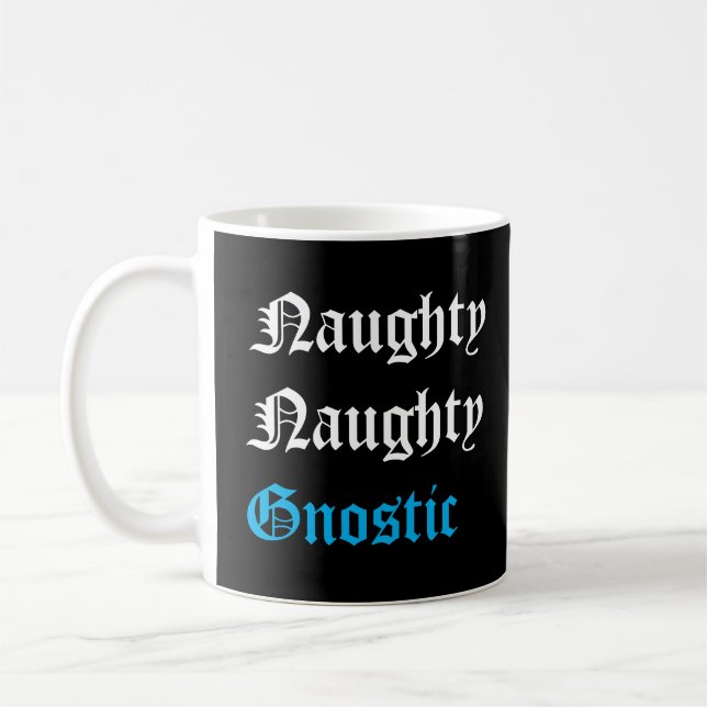 Caneca de Café Gnóstico Safado (Esquerda)