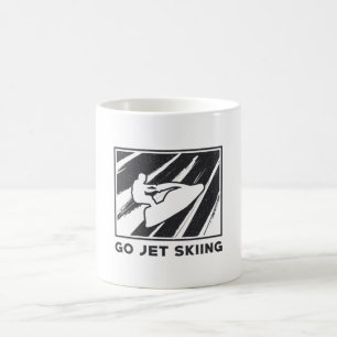 Caneca De Café Go Jet Skiing Jet Ski Water Sports Beach Jetski