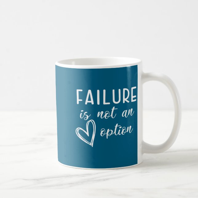 Caneca De Café Go Red - Failure Is Not An Option  (Direita)