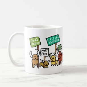 Caneca De Café Go Vegan