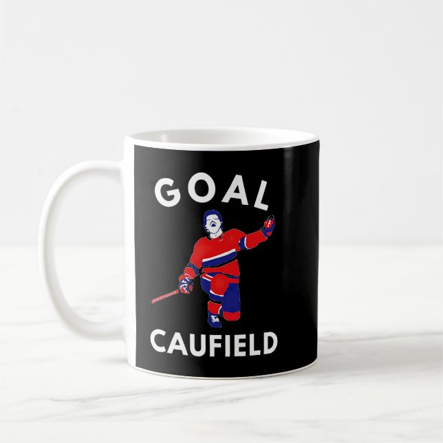 Caneca De Café Goal Caufield Cole caufield Essencial T Shirt (Esquerda)