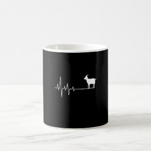 Caneca De Café Goat Heartbeat