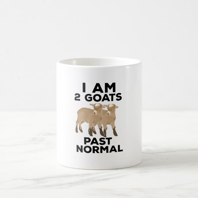 Caneca De Café Goats - I Am 2 Goats Past Normal (Centro)