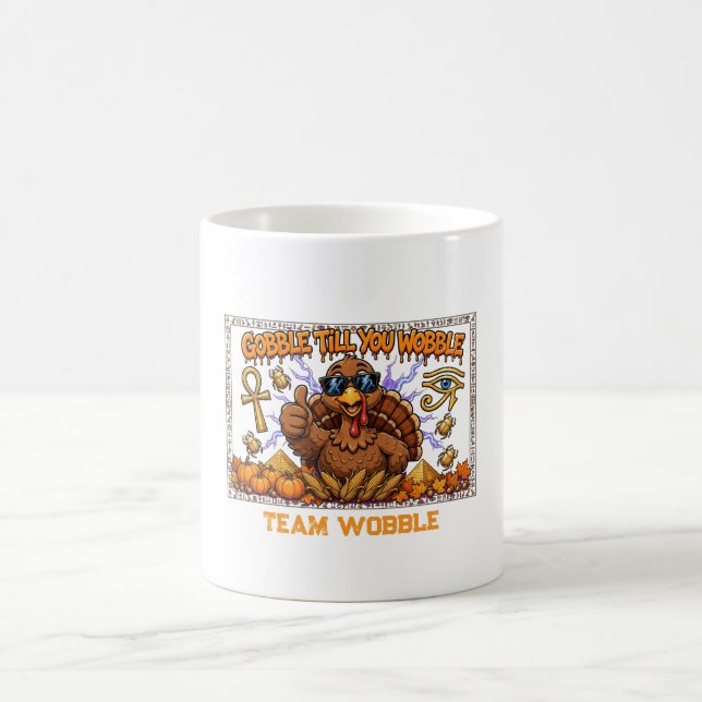 Caneca De Café Gobble Até Você Cambalear Faraó Turco Egípcio Dive (Centro)