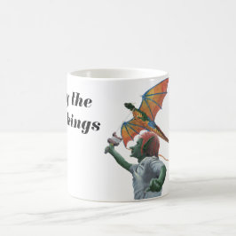 Caneca De Café Goblin Dragão Voador Kite Fantasy Coffee Mug