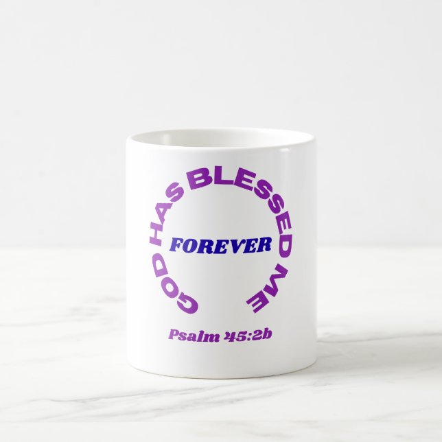 Caneca De Café God Has Blessed Me Forever Mug (Centro)