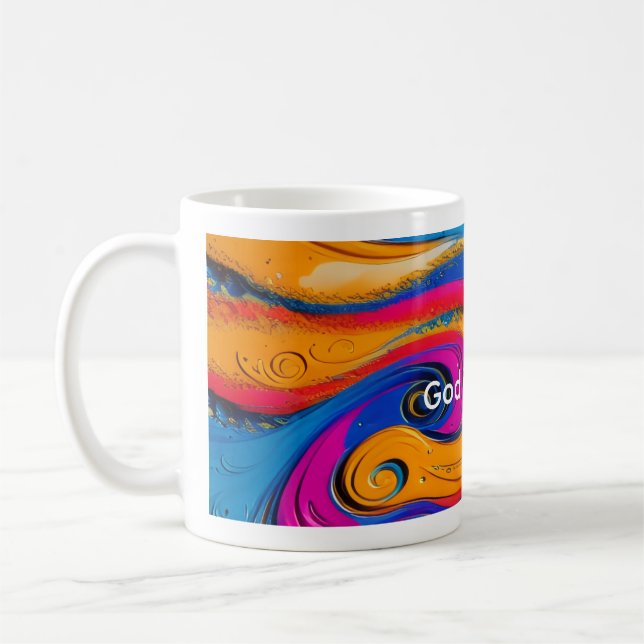 Caneca De Café Godisgood Espirais (Esquerda)