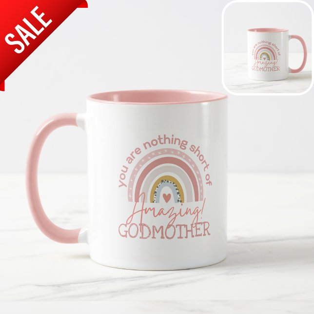 CANECA DE CAFÉ GODMOTHER STEPMOTHER AUNTY MOM AMIGO BOSS BFF (Criador carregado)