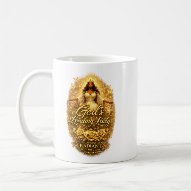 Caneca De Café God's Leading Lady (Esquerda)