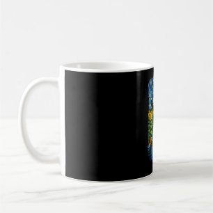 Caneca De Café Gogh andando de bicicleta engraçada arte bicicleta