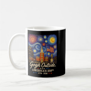 Caneca De Café Gogh Fora do 250º Aniversário 1776 2026 Pintar O