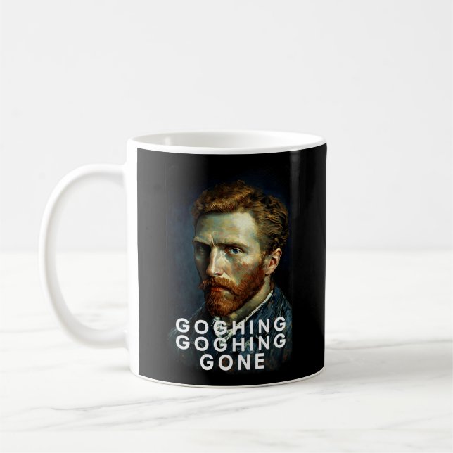 Caneca De Café Goghing Goghing Gone Foi Vincent Gogh Humor (Esquerda)
