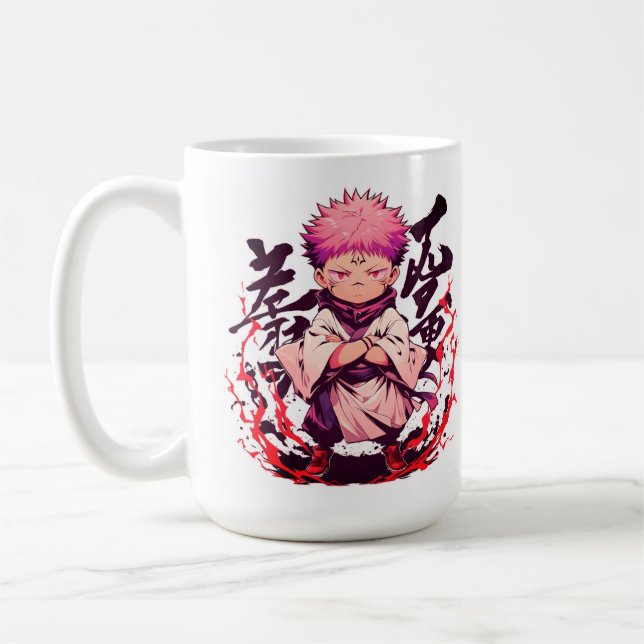 Caneca De Café Gojo Satoru Limited Edition Mug - Jujutsu Kaisen A (Esquerda)