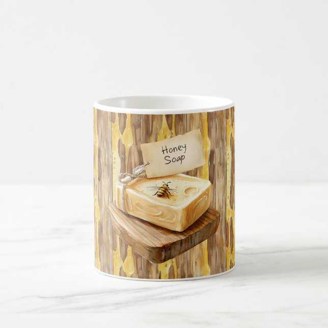 Caneca De Café Gold Yellow Bee Honey Soap (Centro)