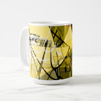 Caneca De Café Golden Abstract Coffee Mug
