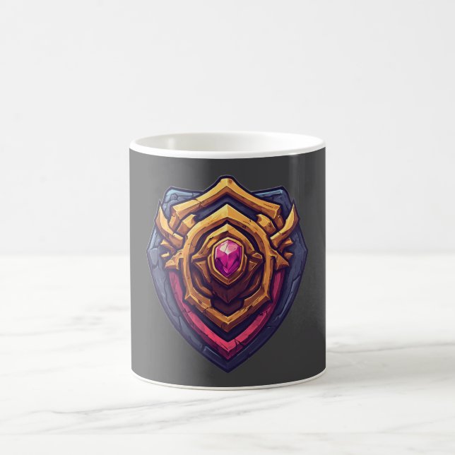 Caneca De Café Golden Amethyst Emblem (Centro)