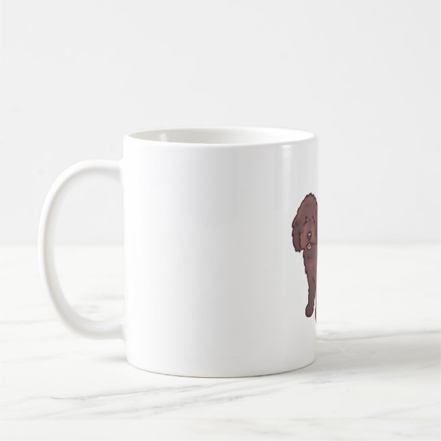 Caneca De Café Golden doodle dog Magic (Esquerda)