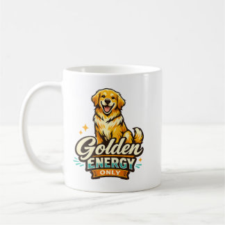 Caneca De Café Golden Energy Only Golden Retriever Mug