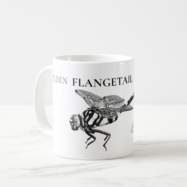 Caneca De Café Golden flangetail (Frente Esquerda)