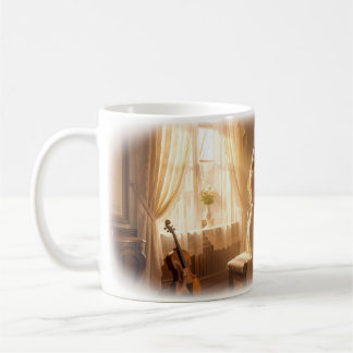 Caneca De Café Golden Piano Room Romance Forever Mug