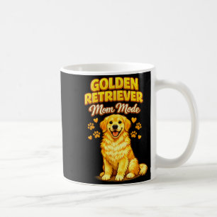 Caneca De Café Golden retriever engraçado modo mamãe amante de cã