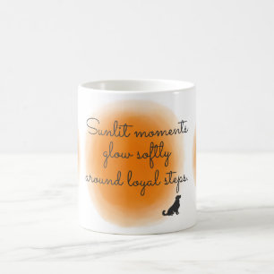 Caneca De Café Golden Retriever Laranja Suave Foto Personalizada