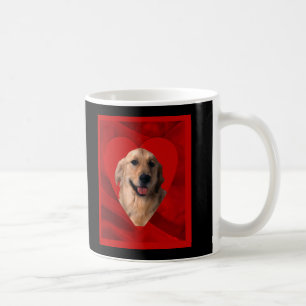 Caneca De Café Golden Retriever no Dia dos Namorados