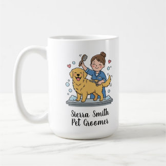 Caneca De Café Golden Retriever Pet Grooming Professional Coffee
