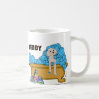 Caneca De Café Goldendoodle na banheira