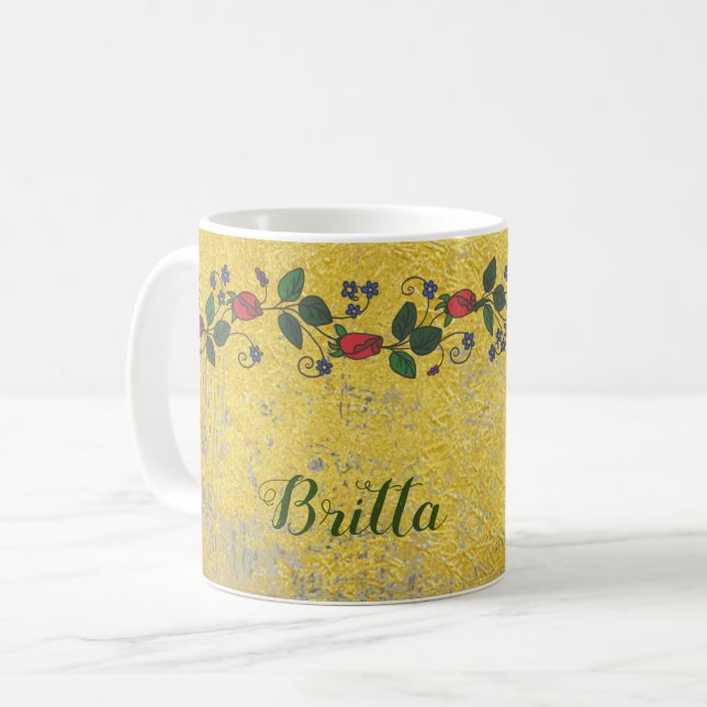 Caneca De Café Goldener Becher (Frente Esquerda)