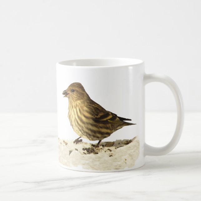 Caneca De Café Goldfinch e pinho Siskin (Direita)