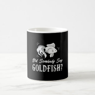 Caneca De Café Goldfish Alguém Disse Aquário De Peixes Goldfish
