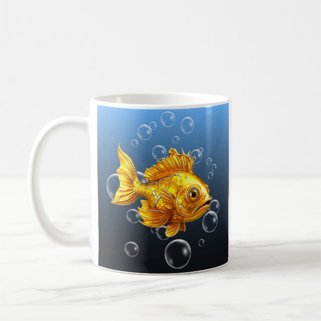 Caneca De Café Goldfish bubble joy (Esquerda)