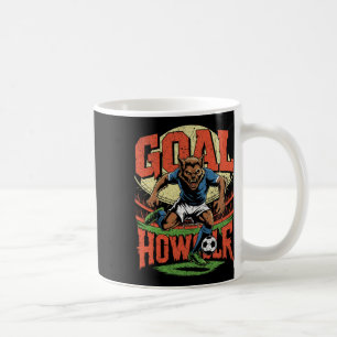 Caneca De Café Goleador Uivador Futebol de Lobisomem Paródia de H