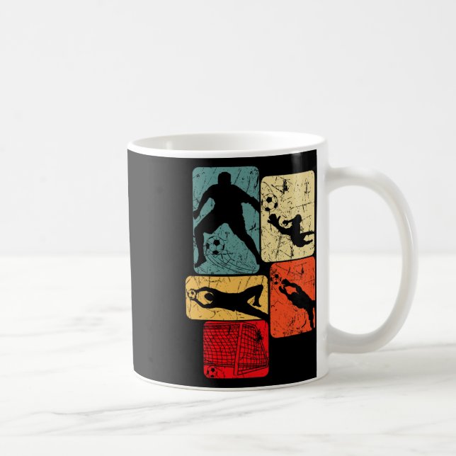 Caneca De Café Goleiro de Futebol Meninos Jovens  (Direita)