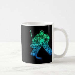 Caneca De Café Goleiro de Hóquei no Gelo Jogador de Hóquei Jovem