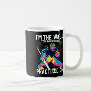 Caneca De Café Goleiro engraçado de hóquei no gelo Jogador de hóq