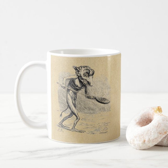 Caneca De Café Golem Stirs, o Caldeirão (Com Donut)
