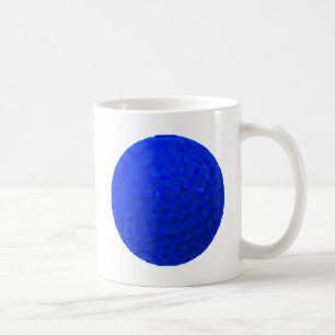 Caneca De Café Golf Ball Blue O MUSEU Zazzle Dons